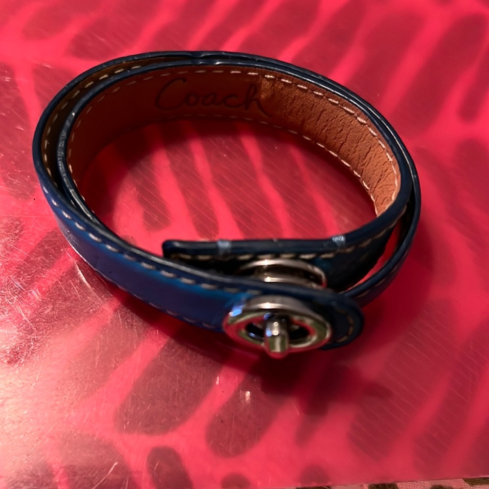 Nice blue bracelet coach